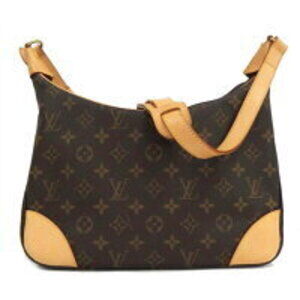 Louis Vuitton Botie Shoulder Bag Canvas Leather Monogram Brown